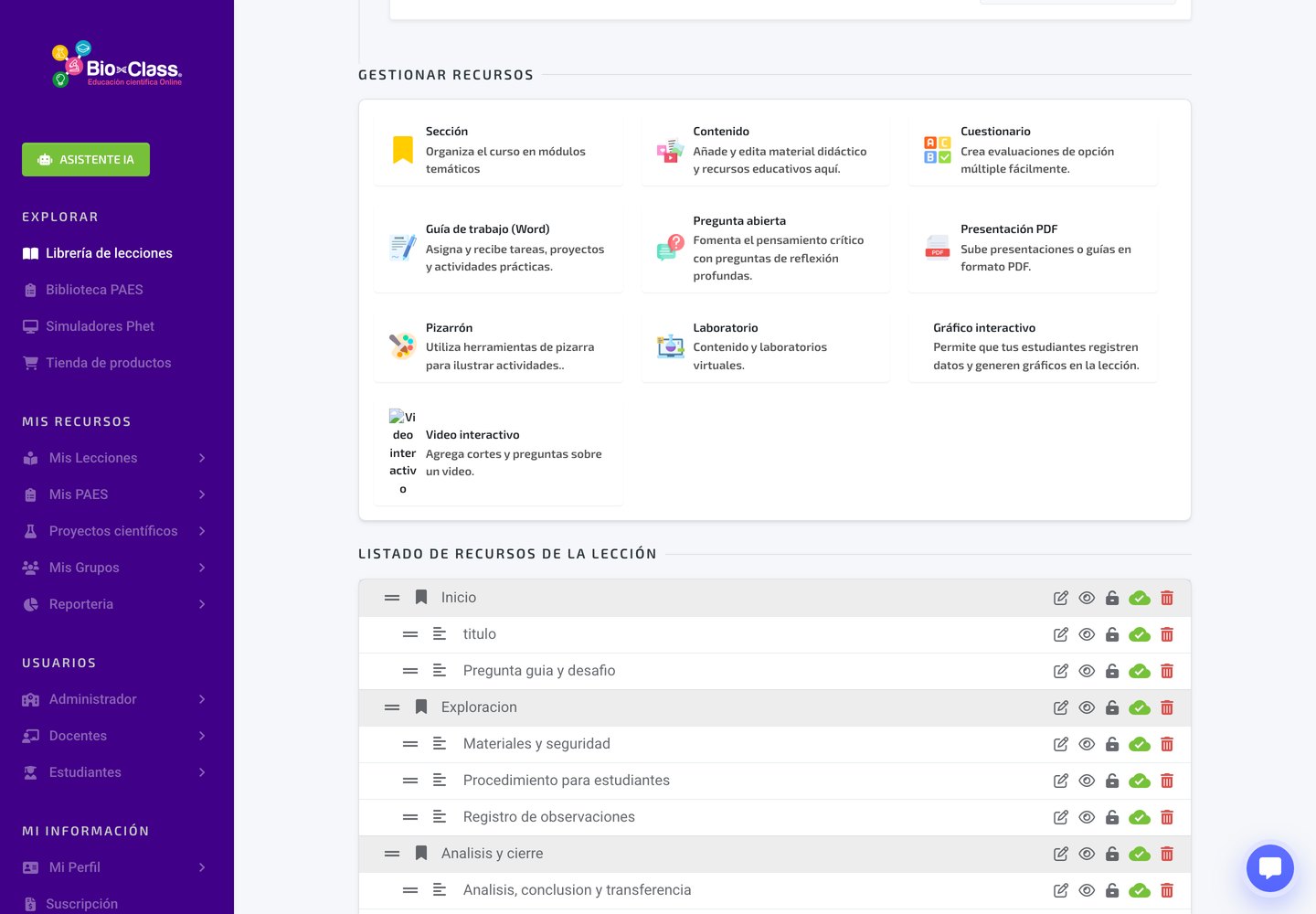 Personaliza las lecciones digitales.