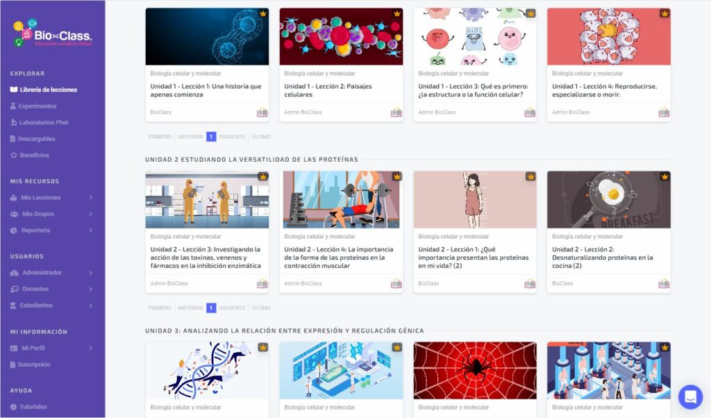 Plataforma BioClass